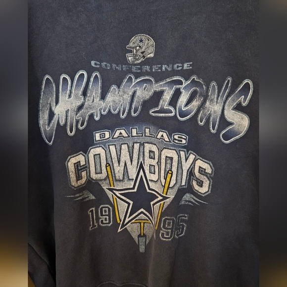 Abercrombie NFL Dallas Cowboys Sweatshirt Mens Oversized M - Picture 4 of 7